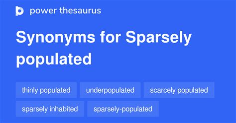 sparse antonym|sparsely populated synonym.